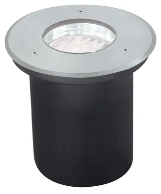 Immagine prodotto di Set di faretti da incasso Paulmann, adatti per pavimenti transitabili, con lampada a risparmio energetico, grado di protezione IP67, 7W, 230V, attacco GX53, forma a disco, diametro 140mm, acciaio inossidabile/metallo