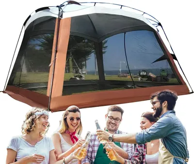 Produktbild von Maschenzelt | Tragbares Schirmzelt Mit Sonnenschutz Und Insektenschutz | Insekenschutzzelt Mit Mesh Für Insektenschutz | Geeignet Für Familienreisen, Garten, Wandern, Roadtrips, Reisen Und