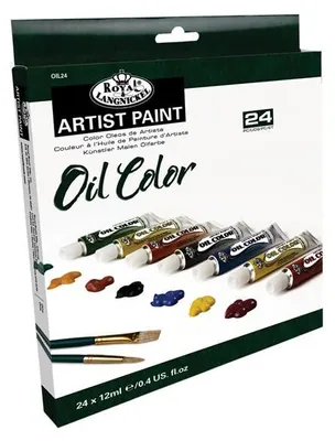 Produktbild von Royal & Langnickel Ölfarben-Set 24 × 12 ml