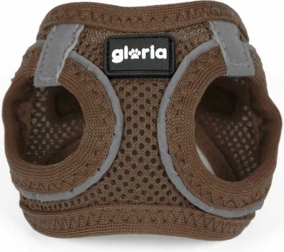 Image de Harnais pour chien Gloria 41,4-43 cm Marron M 29,4-32,6 cm