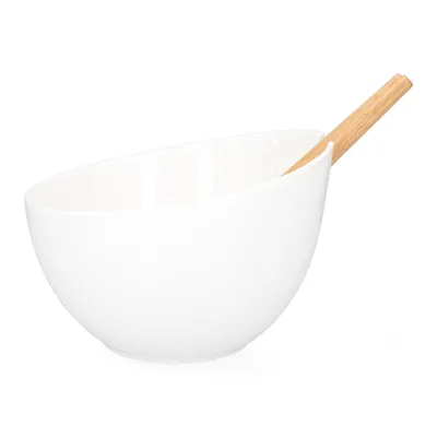 Produktbild von HOMLA Mooka Keramik Salatschüssel Zubehör Schale Serviergeschirr Geschirr Nachspeiseteller cm