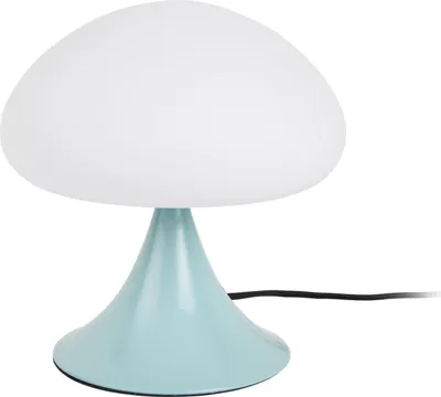 Produktbild von Leitmotiv - Tischleuchte Hongo - Nebeliges Blau - Ø20cm Tischlampe - Nachttischlampe, Wohnzimmer, Schlafzimmer