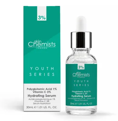 Produktbild von Hydrierendes Serum - Polyglutamic Acid 1%, Vitamin C 3%