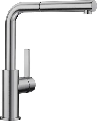 Produktbild von BLANCO LANORA-S, metallische Oberfläche, Edelstahl gebürstet, Hochdruck