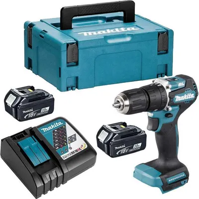 Image de Perceuse à percussion 18V LXT (2x3,0 Ah) en MAKPAC - MAKITA DHP487RFJ