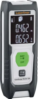 Produktbild von Laserliner LaserRange-Master Gi4, LCD, Schwarz, Grün, Grau, IP40, AAA, 1,5 V, -10 - 40 °C