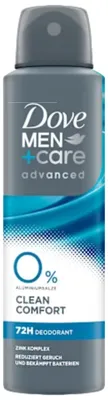 Produktbild von Dove Men Deo Spray 0% Zink Clean Comfort 150ml