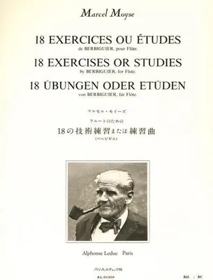 Produktbild von 18 Exercices ou étudespour flûte