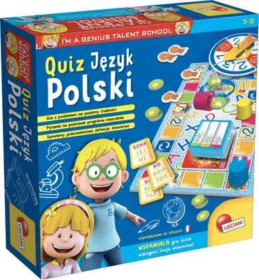 Obrázek produktu pro DANTE Lisciani Jsem génius Polský jazykový kvíz 304-P54350