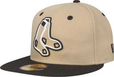 Produktbild von New Era 59Fifty Cap NEON Boston Red Sox camel beige - 7 5/8