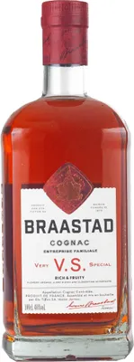 Produktbild von Braastad VS Cognac 40% Vol. 1,0L