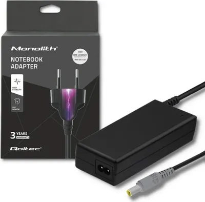 Produktbild von Qoltec 50093 Netzteil & Spannungsumwandler 90 W Schwarz