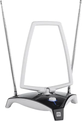 Image de SV9360 One For All Antenne d'intérieur amplifiée jusqu'à 45 dB Antenne d'intérieur pliable amplifiée