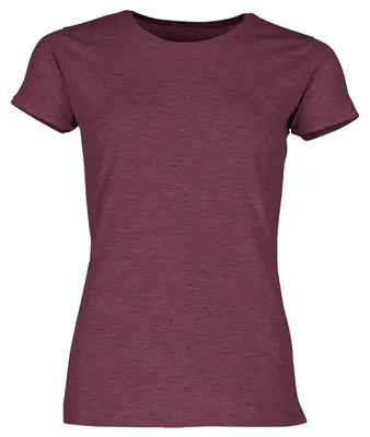 Produktbild von Fruit of the Loom Ladies Iconic 150 T-Shirt Farbe: burgund meliert Größe: L