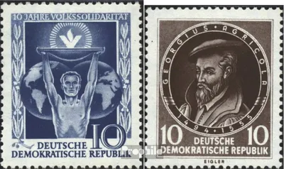Produktbild von Briefmarken DDR 1955 Mi 484,497 (kompl.Ausg.) postfrisch 10 Jahre Volkssolidarität