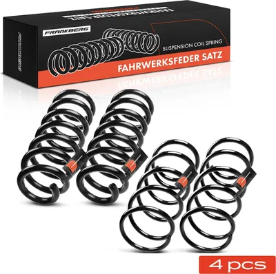 Image de Frankberg 4x Ressort de suspension Avant Arrière pour Peugeot 607 9D 9U 2.0L 2.2L 2004-2011