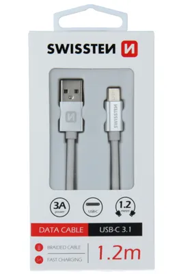 Immagine prodotto di Swissten 71521203 Cavo USB 1,2 m USB A USB C Bianco