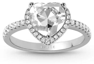 Produktbild von Gnoce Ring Herz FNC237-52 Silber