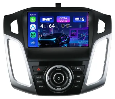 Immagine prodotto di Autoradio Android 15 - Schermo da 9 pollici - DAB - Navigazione GPS - CarPlay/Android Auto - Bluetooth