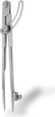 Produktbild von hedue® Spitzzirkel B601 - Anreißzirkel mit Stifthalter & Stellbogen, 20 cm