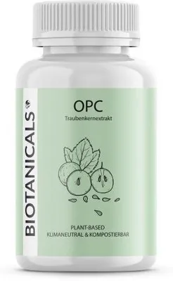 Zdjęcie produktu dla Ekstrakt z pestek winogron Biotanicals OPC, 150 kapsułek