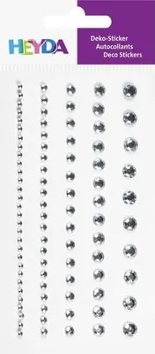 Produktbild von HEYDA Strass-Sticker 75 x 165 cm Ø ca. 2 - 6 mm Acryl kristall