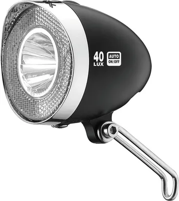 Produktbild von XLC Scheinwerfer LED Retro Reflektor 40Lux Schalt. Standl. Senso sw