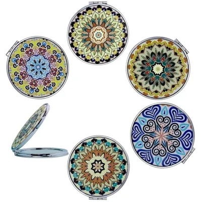 Imagen del producto de Espejo de maquillaje compacto con aumento para viajes