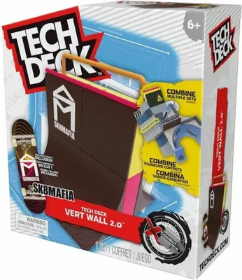 Produktbild von Tech Deck , X-Connect Rampe - Starterset mit authentischem Fingerboard und Zubehör (Sortierung, Zufallsauswahl), Griffbrett-Set, 6 Jahr(e)
