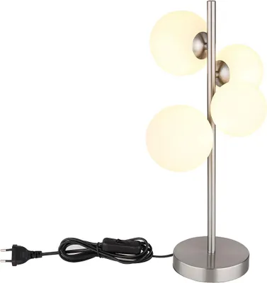 Produktbild von LED Tischleuchte, Metall, Glas, H 51 cm