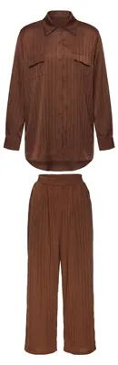Image de Ensemble 2 pièces pour femmes EMBELL - marron, taille M