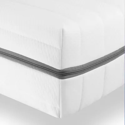 Image de Matelas orthopédique 200 x 200 cm - Matelas en mousse à froid de 18 cm d'épaisseur avec 7 zones de confort, matelas H4, matelas en mousse à froid adapté à toutes les positions de sommeil, hauteur 18 cm, matelas hygiénique, respirant, adapté aux personnes allergiques, matelas moelleux, fabriqué en Allemagne