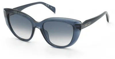 Produktbild von Blumarine SBM242S Blu trasparente lucido 54/18/140 Damen Sonnenbrillen