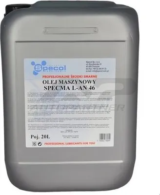 Zdjęcie produktu dla Olej Specol L-An 46 20L / Maszynowy