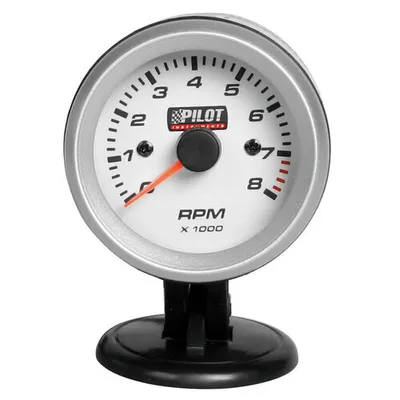 Image de Compte-tours 0-8000 RPM - Ø 2" (52 mm) - Blue-Light - 2/4/6 cylindres
