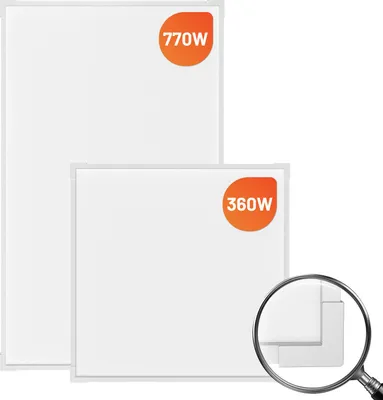 Produktbild von Bettizia Infrarotheizung 770W, Infrarot Heizung mit WiFi App-Steuerung, Erkennung Offener Fenster, Infrarotheizung mit Thermostat, Infrarot-Deckenheizung