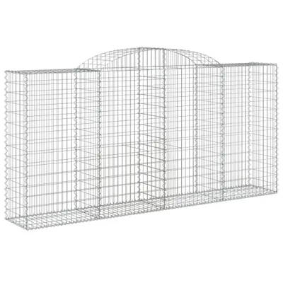 Immagine prodotto di vidaXL Gabbione ad arco alto 300x50x140/160 cm Ferro zincato