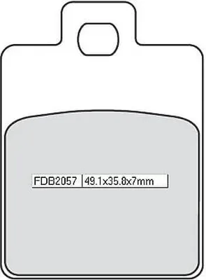 Produktbild von FERODO RACING Bremsbeläge Bremsklötze FDB2057EF