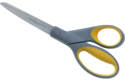 Produktbild von Schere TITANIUM Super 21cm gelb/grau