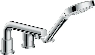 Obrázok produktu pre Hansgrohe Talis S - Batéria na okraj vane, 3-otvorová inštalácia, chróm 72417000
