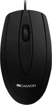 Obrázek produktu pro Canyon CNE-CMS1, Pro praváky i leváky, Optický, USB Typ-A, 800 DPI, Černá