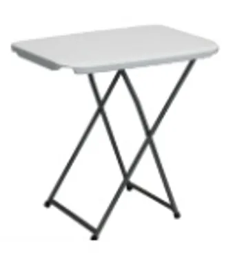 Produktbild von Tisch klappbar weiß 75x50x(56-73) cm