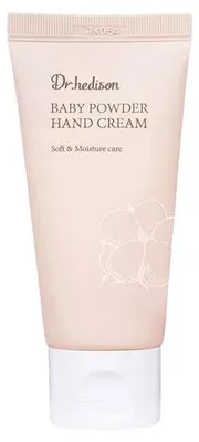 Productafbeelding van Dr. Hedison Babypoeder met Sheaboter, hydraterende handcrème, 50 ml