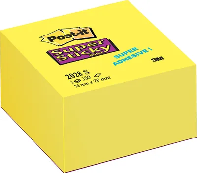 Zdjęcie produktu dla Post-It 2028-S, Kwadrat, Żółty, 76 mm, 76 mm, 350 ark.
