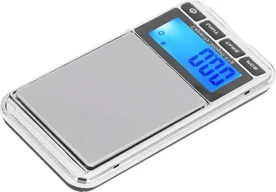 Immagine prodotto di Bilancia digitale con display a LED - Bilancia domestica - Alta precisione - Portatile - Compatta - 300 g - 0,01 g - Uso domestico