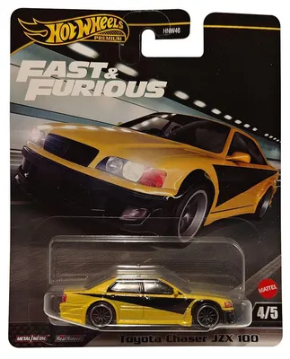 Produktbild von Hot Wheels Premium Fast and Furious - Toyota Chaser JZX 100 - Rennwagen, Sportwagen, Mattel JBL89