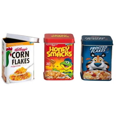 Obrázok produktu pre Tanner der kleine Kaufmann Kelloggs Metalldosen Set, mit abnehmbaren Deckel