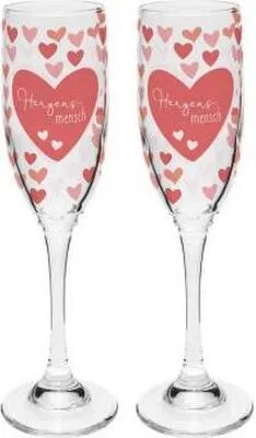 Produktbild von Sektglas Set Motiv \HERZENS\""