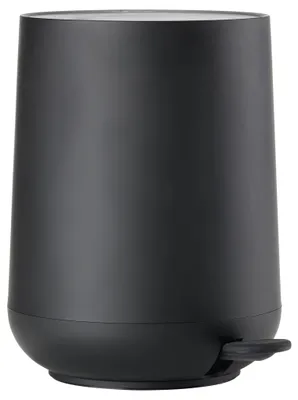 Pedaaleimer Softclose Bad 5 L Schwarz 29x23 cm Kunststoff