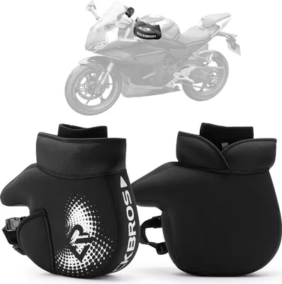 Zdjęcie produktu dla ROCKBROS Pokrowce na kierownice motocyklowe Ogrzewacz dłoni Wiatroodporny 1 para